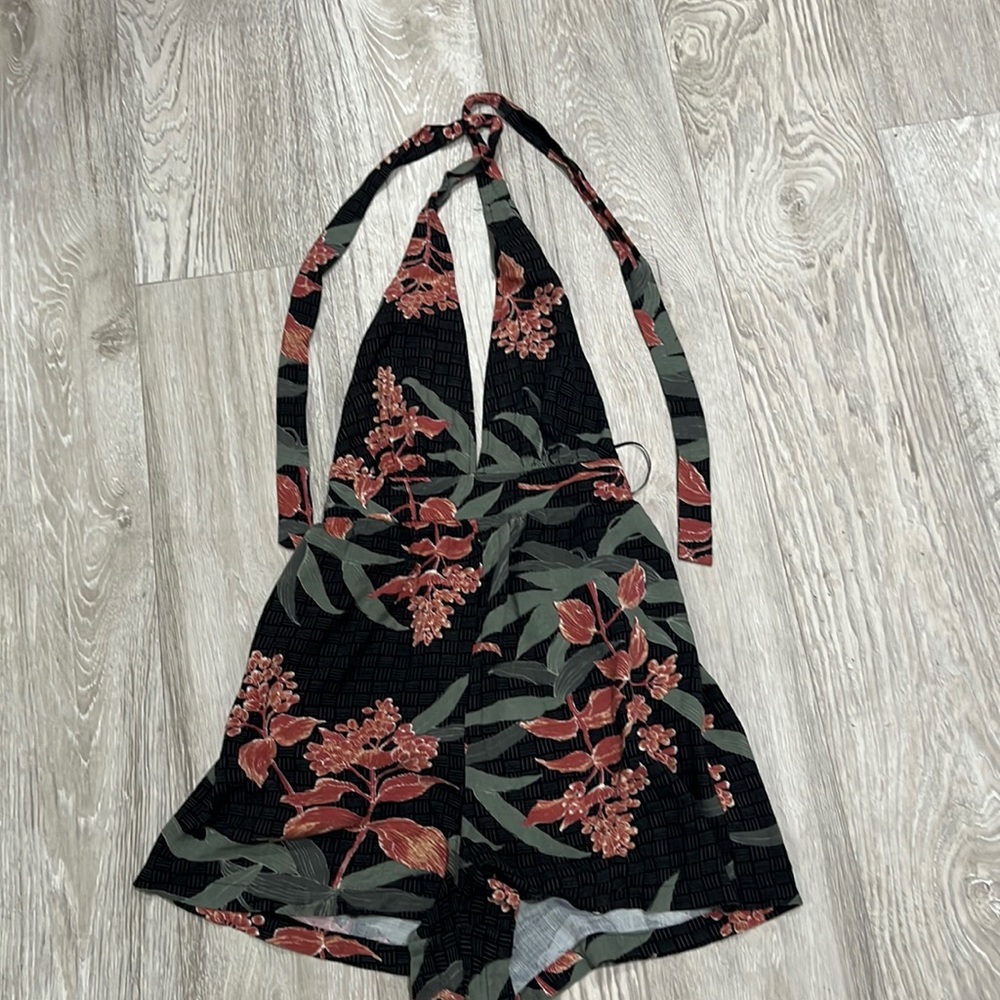 Floral Halter Romper